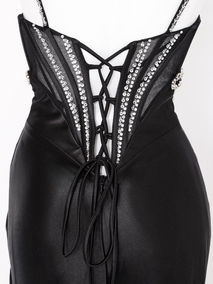 vanityME.couture. バニティミークチュール Eclat Noir（エクラ・ノワール）ロングドレス vctr-l-cm383