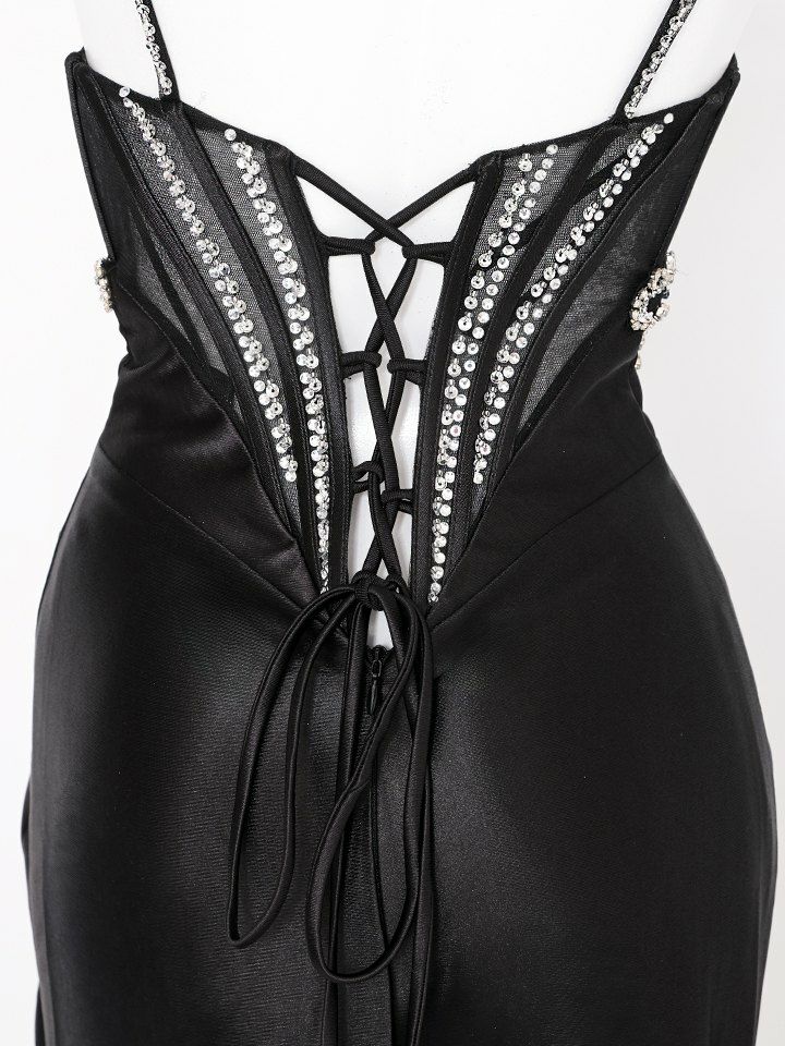 vanityME.couture. バニティミークチュール Eclat Noir（エクラ・ノワール）ロングドレス vctr-l-cm383