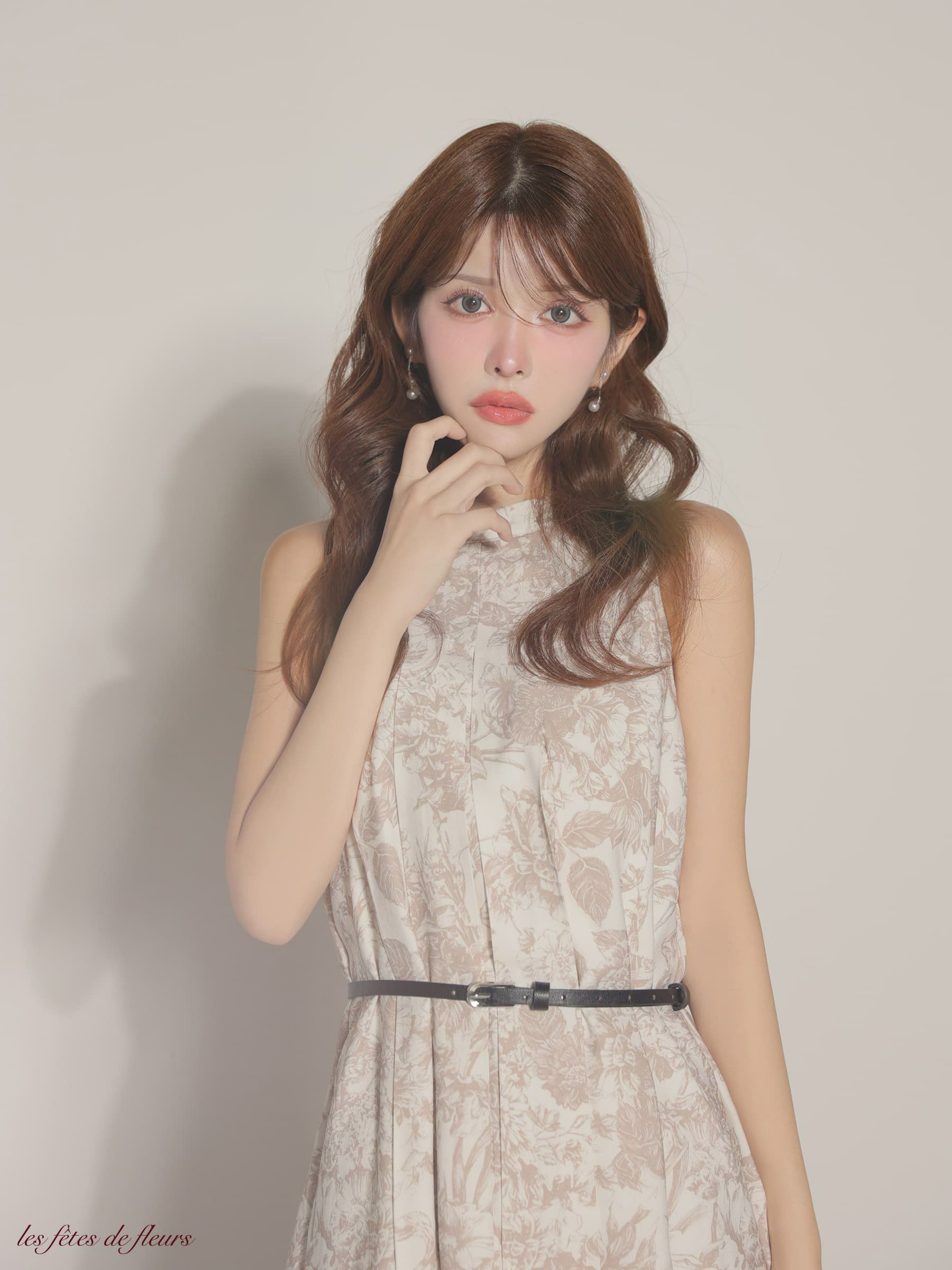 【XSサイズあり】Les fetes de fleurs レフェットデフルール belle bloom mini dress LF4613-c