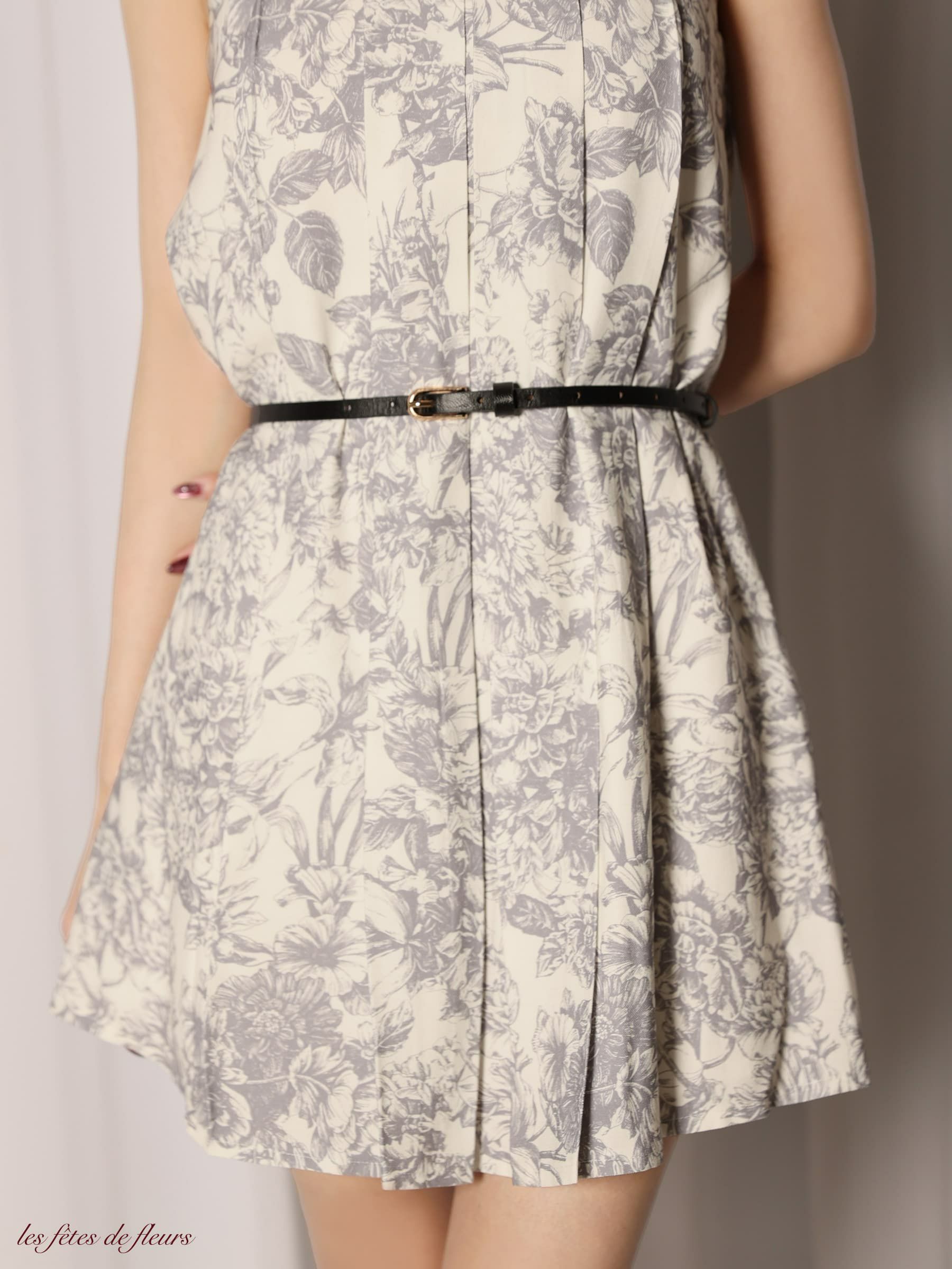 【XSサイズあり】Les fetes de fleurs レフェットデフルール belle bloom mini dress LF4613-c