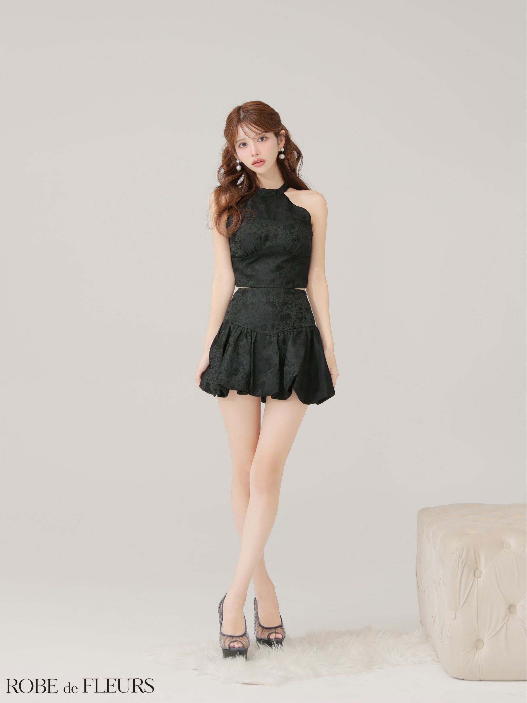 ROBE de FLEURS ローブドフルール 【XSサイズあり】ジャガード