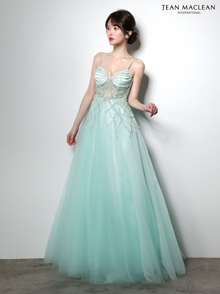 JEAN MACLEAN ジャンマクレーン シャンデリアビジュー/ジュエリー/パールチェーン/姫/ロングドレス  ja51004