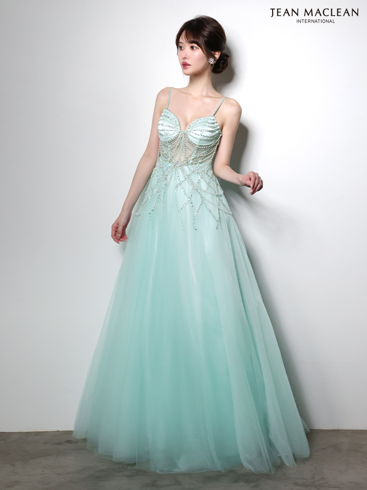 JEAN MACLEAN ジャンマクレーン シャンデリアビジュー/ジュエリー/パールチェーン/姫/ロングドレス  ja51004