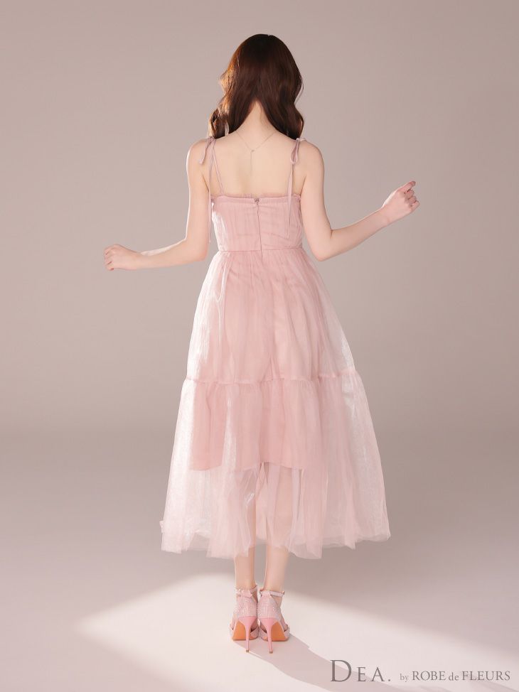 DEA. ディア バイ ローブドフルール ショルダーリボンフレアチュール