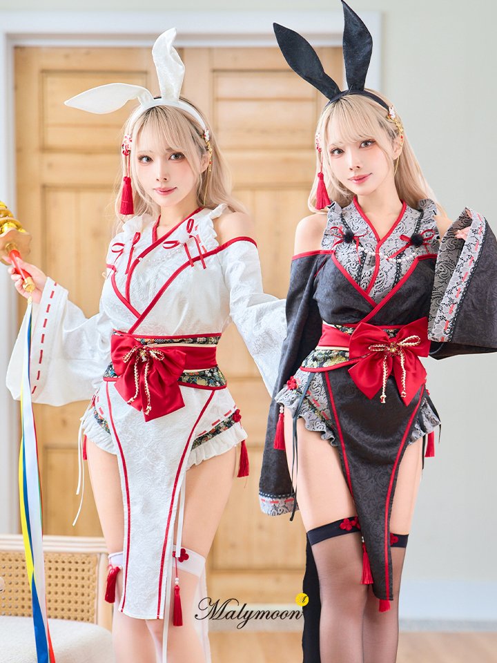 5点セット】Malymoon マリーンムーン フレンチバニーメイド ブラック