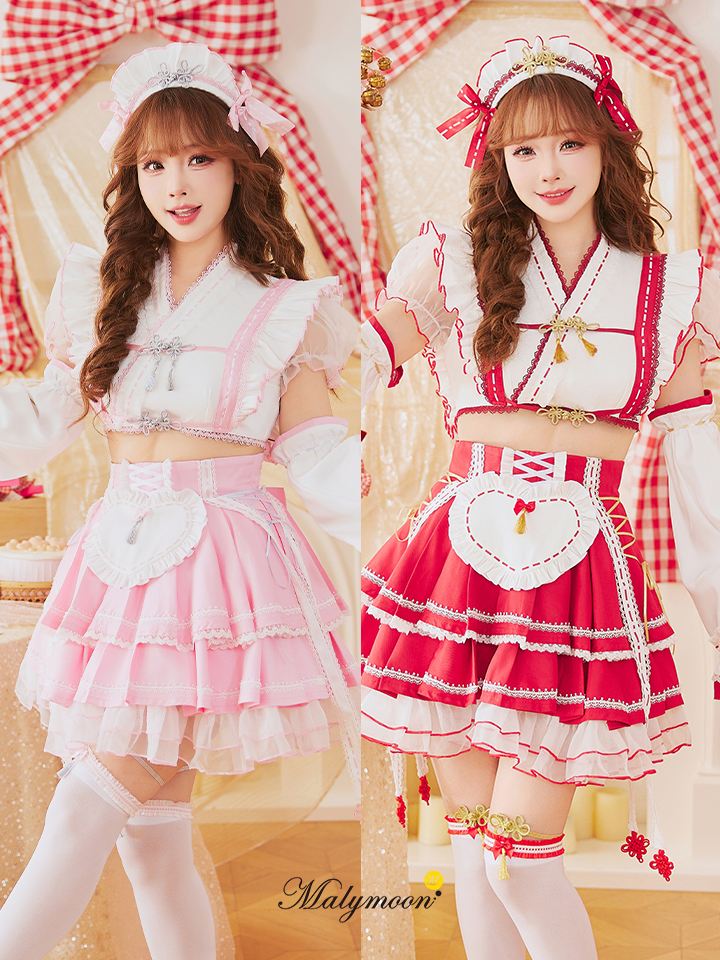 9点セット】Malymoon マリームーン テディバニーギンガムファー