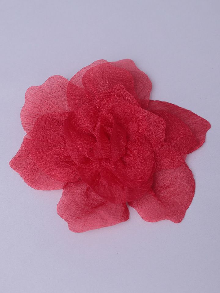 花魁髪飾り 牡丹（緋牡丹）和装花飾り［赤/白］ vcsit-25080