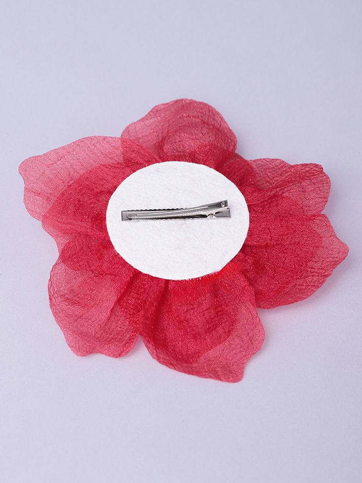 花魁髪飾り 牡丹（緋牡丹）和装花飾り［赤/白］ vcsit-25080
