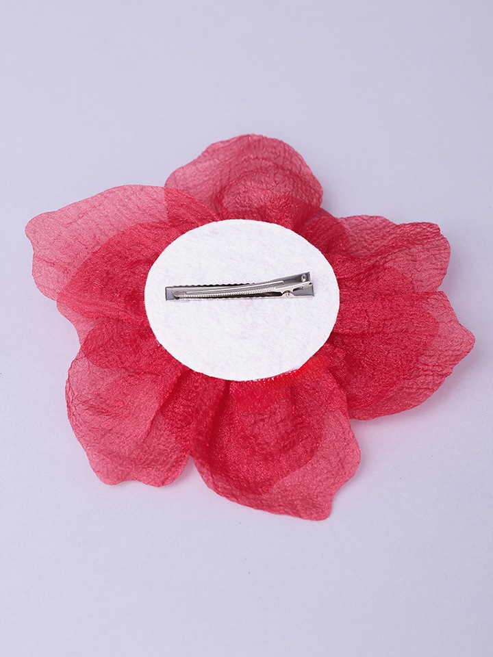 花魁髪飾り 牡丹（緋牡丹）和装花飾り［赤/白］ vcsit-25080