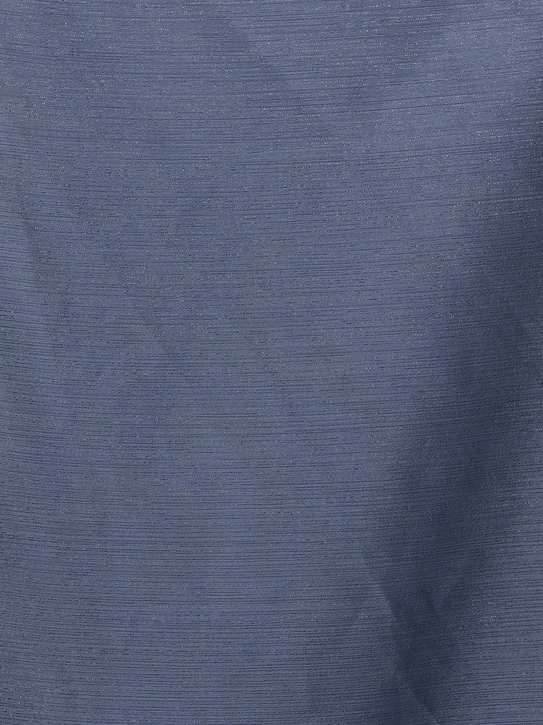 Veautt ヴュート ロングスリーブウエストマーク襟付きフレアミディアムドレス vt082532