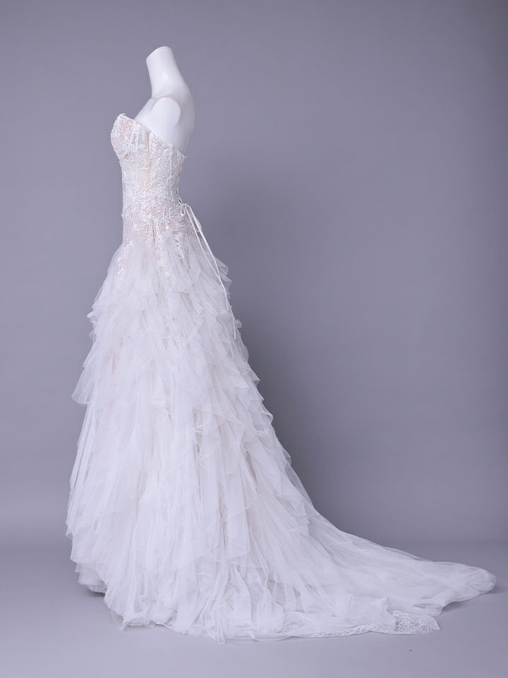 vanityME.couture. バニティミークチュール Blanc Neige Couture ブラン・ネージュ・クチュール ロングドレス 白 ホワイト バースデー vctr-l-wl016