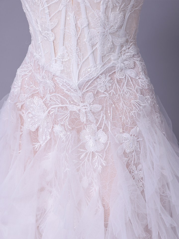 vanityME.couture. バニティミークチュール Blanc Neige Couture ブラン・ネージュ・クチュール ロングドレス 白 ホワイト バースデー vctr-l-wl016