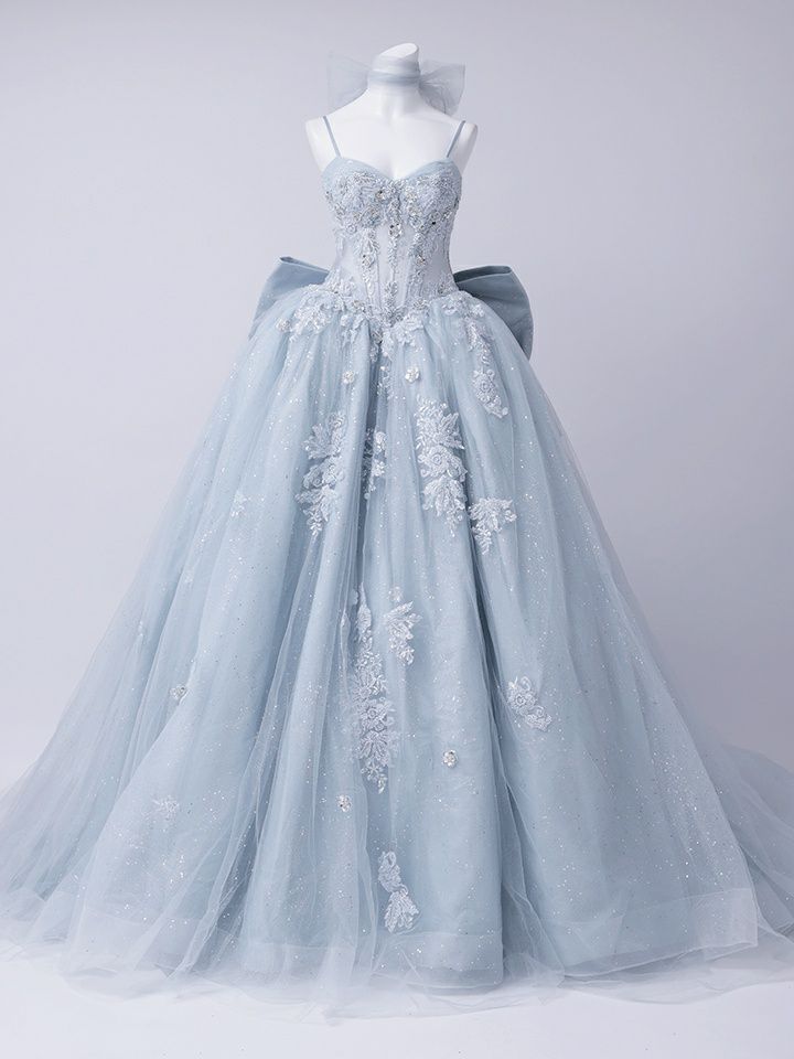 vanityME.couture. バニティミークチュール Dusty Ange Couture ダスティ・アンジュ・クチュール ロングドレス バースデー ダスティブルー くすみブルー 天使 vctr-l-5073