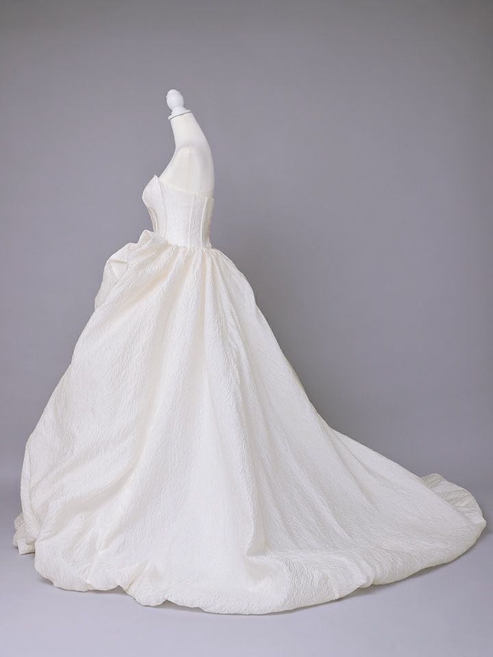 vanityME.couture. バニティミークチュール Blanc Rose Couture ブラン・ローズ・クチュール ロングドレス バースデー 白 薔薇 プリンセス vctr-t-25081-2