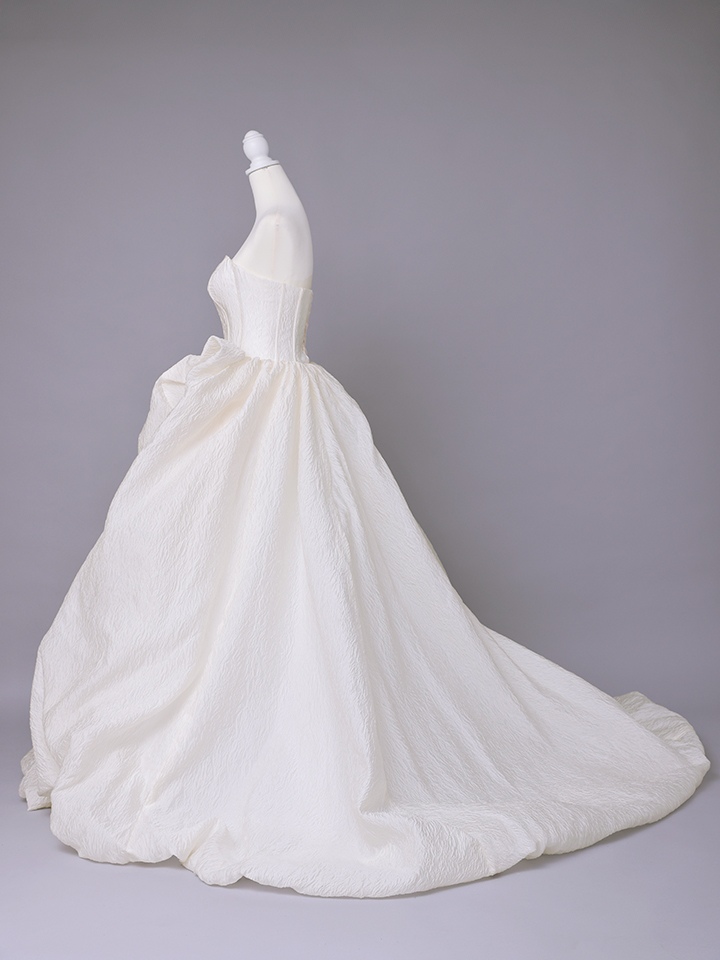 vanityME.couture. バニティミークチュール Blanc Rose Couture ブラン・ローズ・クチュール ロングドレス バースデー 白 薔薇 プリンセス vctr-t-25081-2