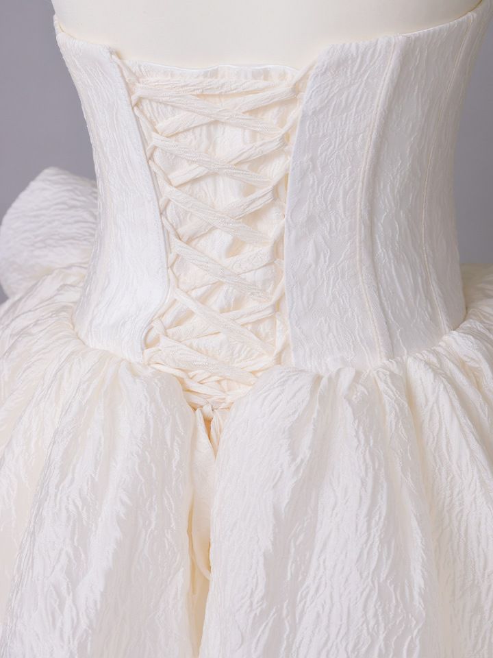 vanityME.couture. バニティミークチュール Blanc Rose Couture ブラン・ローズ・クチュール ロングドレス バースデー 白 薔薇 プリンセス vctr-t-25081-2