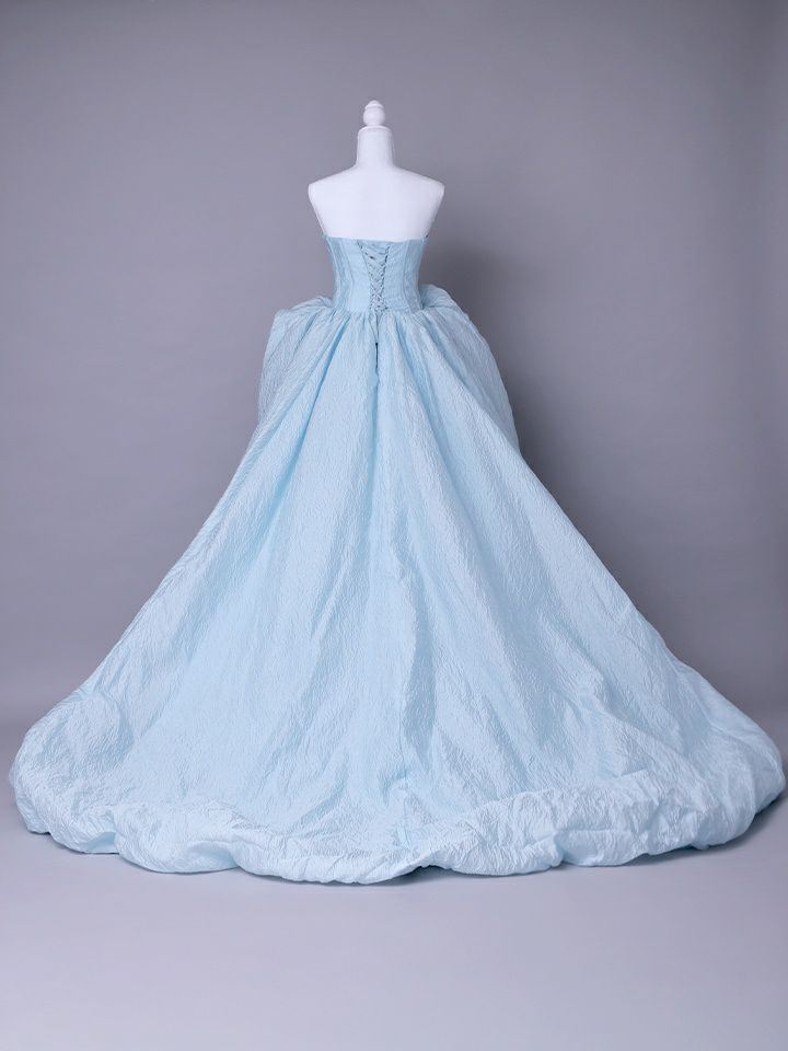 vanityME.couture. バニティミークチュール Ciel Rose Couture シエル・ローズ・クチュール ロングドレス バースデー ブルー 水色 薔薇 プリンセス vctr-t-25081-3