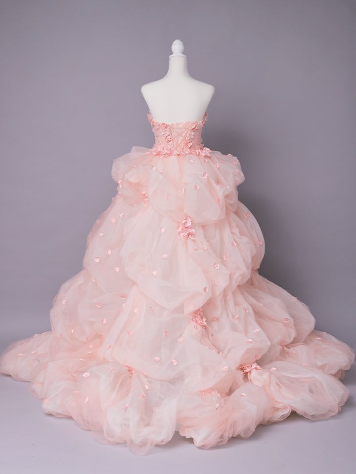 vanityME.couture. バニティミークチュール Rose Fleur Couture ローズ・フルール・クチュール ロングドレス ピンク 花柄 フラワー バースデー vctr-t-25082-2