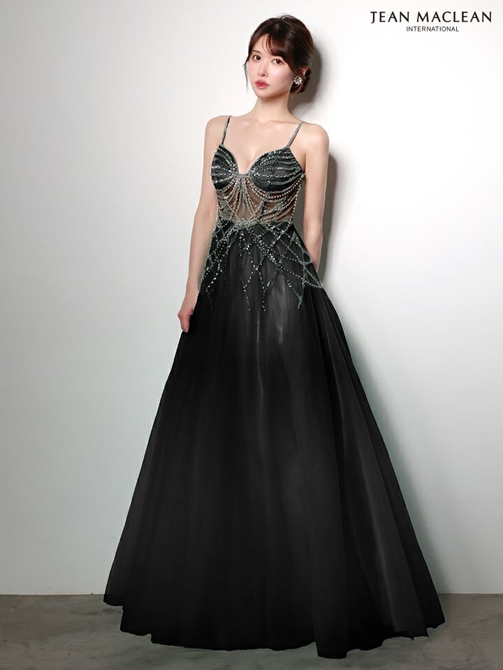 JEAN MACLEAN ジャンマクレーン シャンデリアビジュー/ジュエリー/パールチェーン/姫/ロングドレス  ja51004-c
