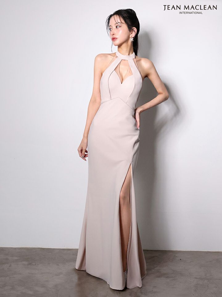 JEAN MACLEAN ジャンマクレーン ワンカラー/ロングスリーブ/ラメニット