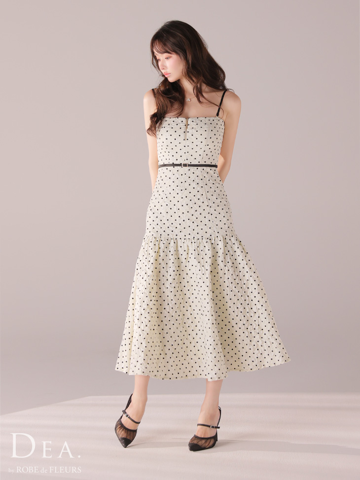 ROBE de FLEURS ローブドフルール シアーメッシュポインテッドトゥストラップパンプス【ヒール10.5cm】 sh104