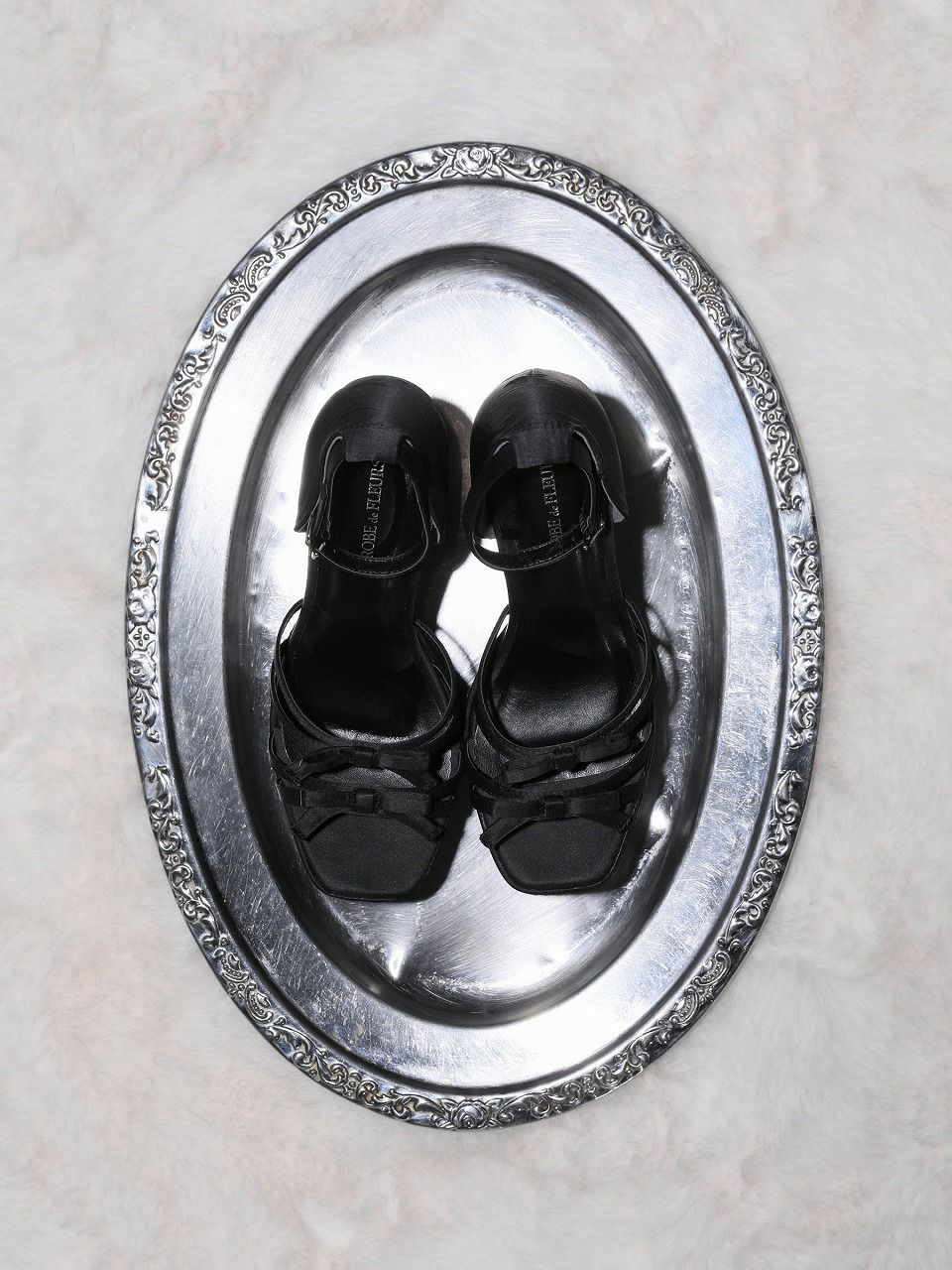 ROBE de FLEURS ローブドフルール ストームアンクルストラッププラットフォームサンダル【ヒール15cm】 sh105