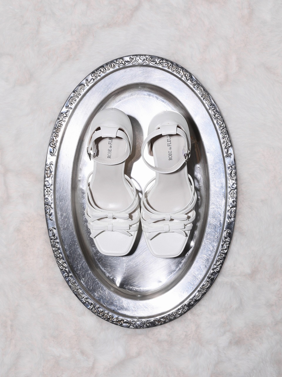 ROBE de FLEURS ローブドフルール ストームアンクルストラッププラットフォームサンダル【ヒール15cm】 sh105