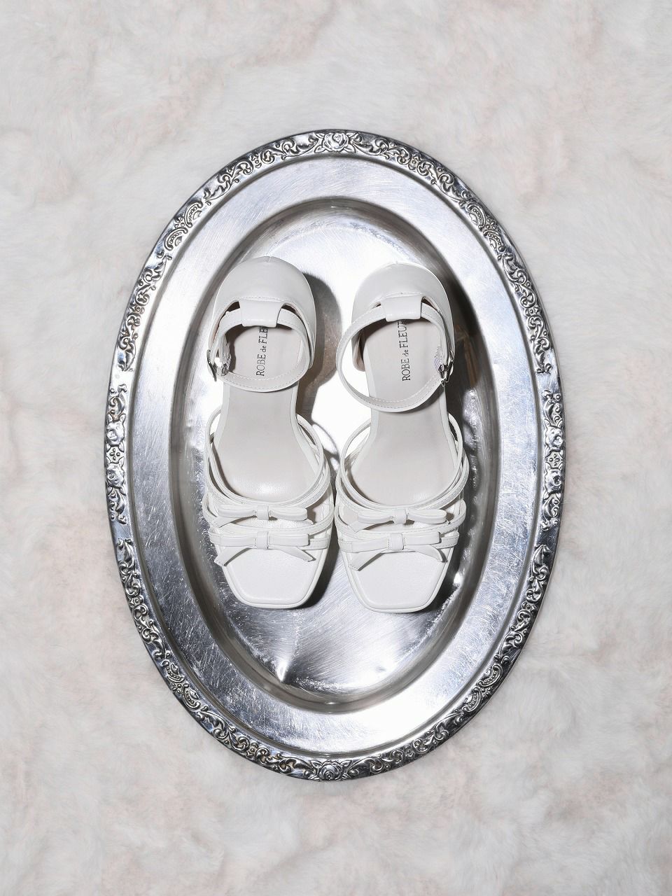 ROBE de FLEURS ローブドフルール ストームアンクルストラッププラットフォームサンダル【ヒール15cm】 sh105