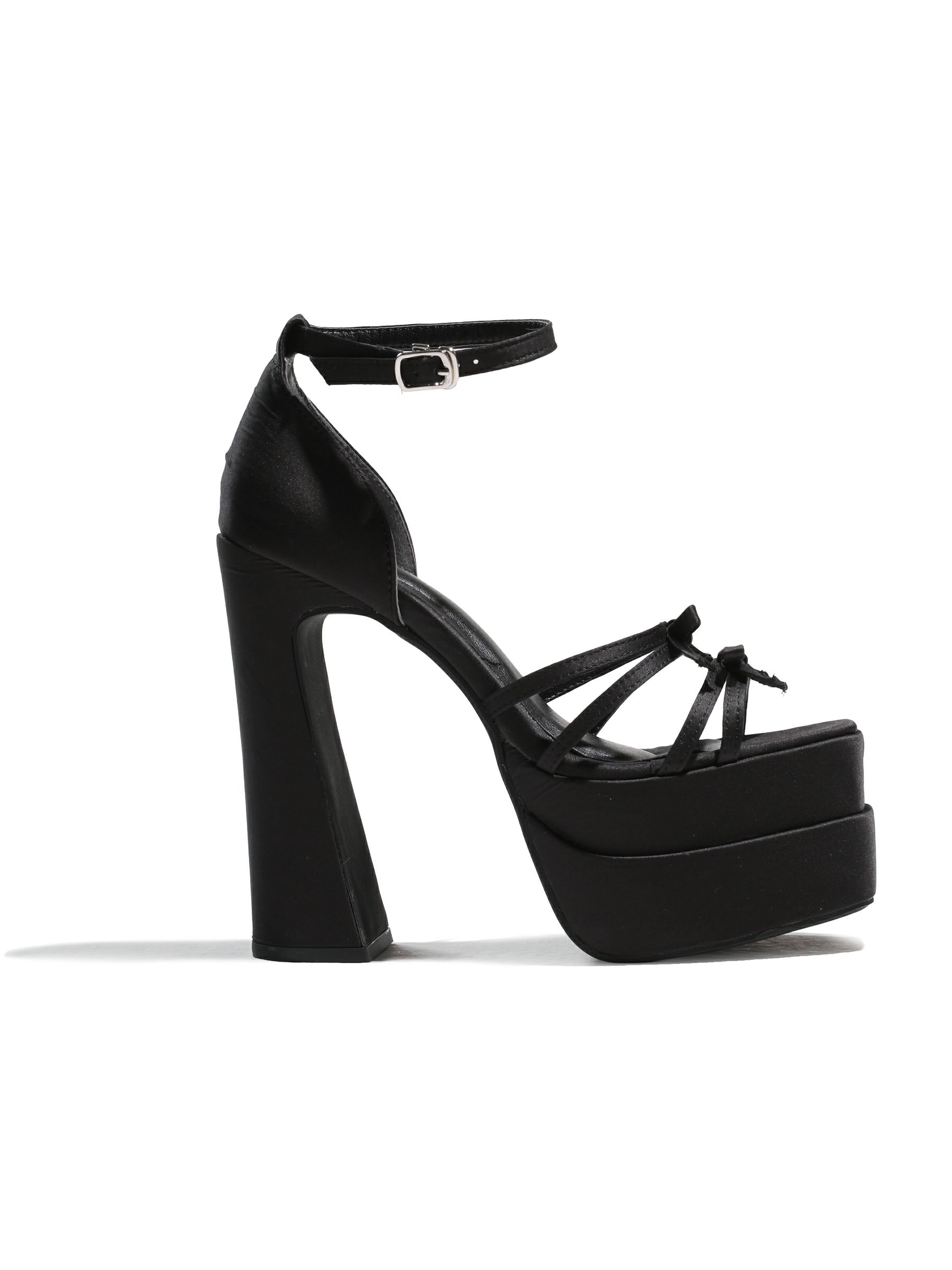 ROBE de FLEURS ローブドフルール ストームアンクルストラッププラットフォームサンダル【ヒール15cm】 sh105