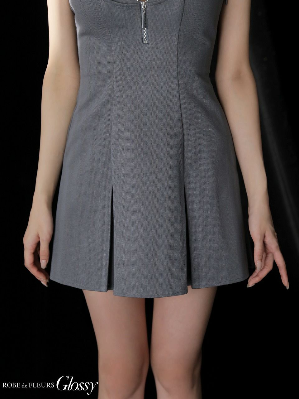 Glossy ローブドフルールグロッシー 【XSサイズあり】 ジップキャミ