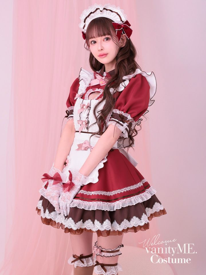 【10点セット】Malymoon マリームーン ハートインメルティリボンメイド [レッド] mlcs25151