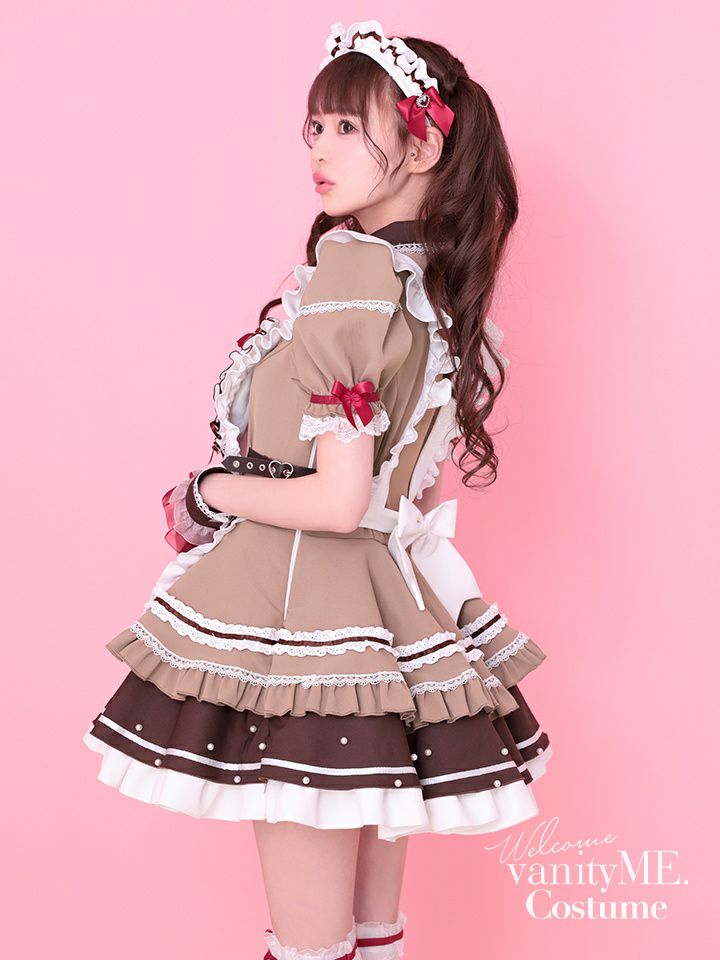 【10点セット】Malymoon マリームーン ホイップショコラリボンメイド [ブラウン] mlcs25167