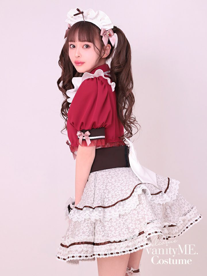 【13点セット】Malymoon マリームーン キャンディベリーホイップレースメイド [レッド] mlcs25164