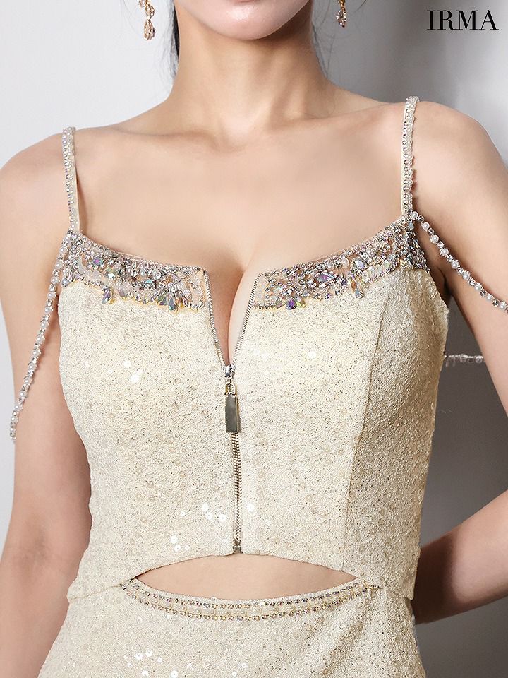 1月下旬入荷予定】IRMA イルマ オフショル/ウエストカット/ビジュー