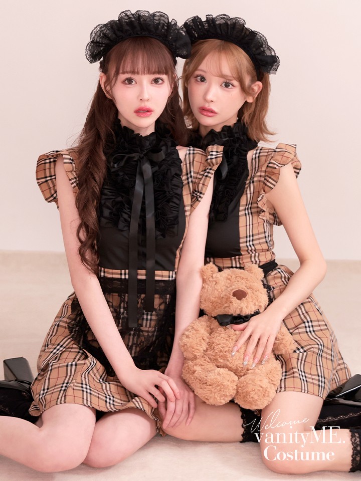 【3点セット】メルティショコラ・チェックメイド キャメルチェック vcsmd-25085