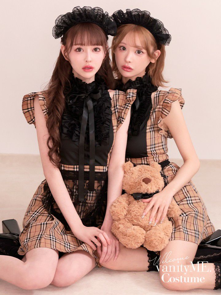 【3点セット】メルティショコラ・チェックメイド キャメルチェック vcsmd-25085