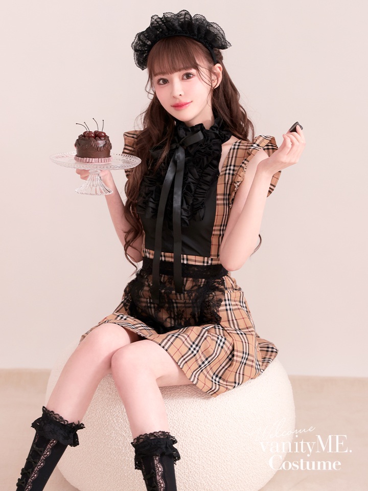 【3点セット】メルティショコラ・チェックメイド キャメルチェック vcsmd-25085