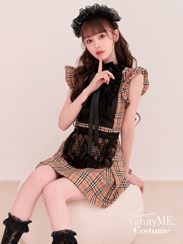 【3点セット】メルティショコラ・チェックメイド キャメルチェック vcsmd-25085