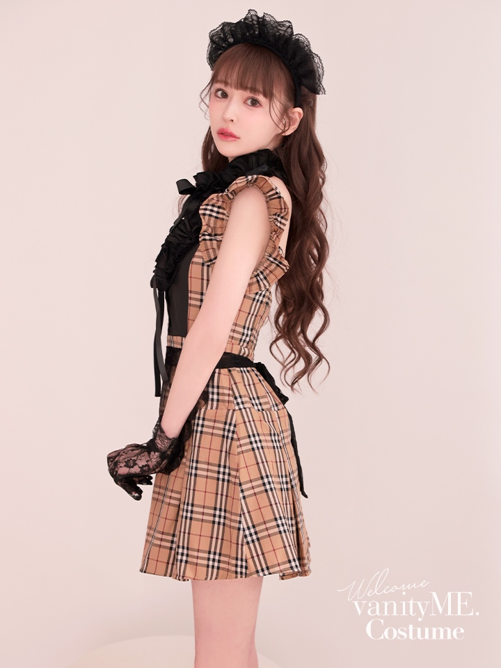 【3点セット】メルティショコラ・チェックメイド キャメルチェック vcsmd-25085