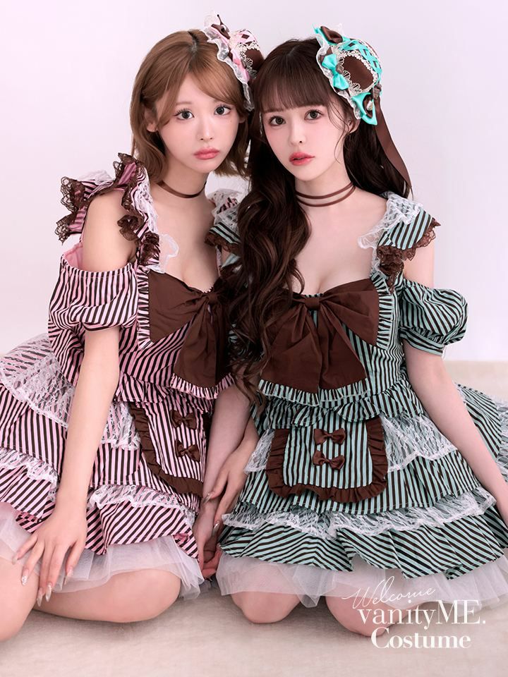 【2点セット】vanityME. × MIYANISHIYAMA チョコミントミント&ベリーベリー [ミント/ピンク] vcsmd-250838