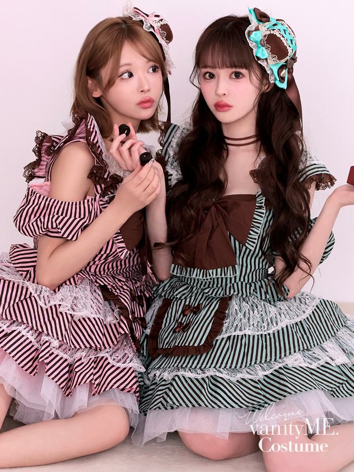 【2点セット】vanityME. × MIYANISHIYAMA チョコミントミント&ベリーベリー [ミント/ピンク] vcsmd-250838