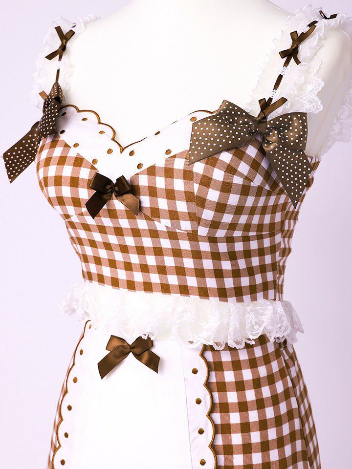 【3点セット】いちごたるとメイドちゃん チョコレートソースがけ [レッド/ブラウン] vcsmd-250839