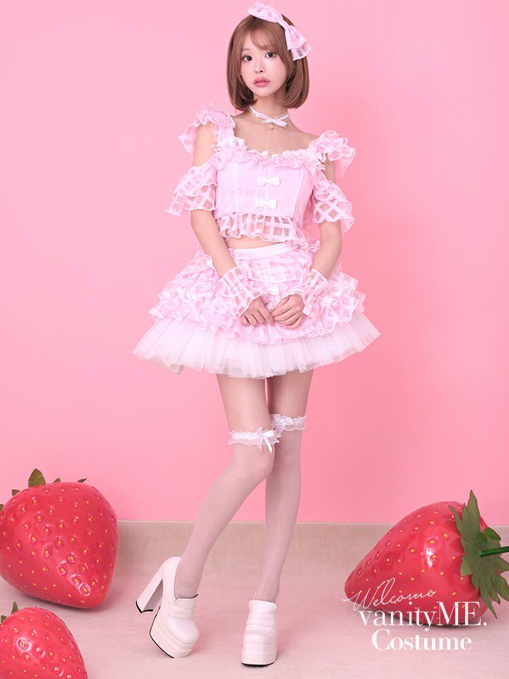 【4点セット】vanityME. × MIYANISHIYAMA スペシャルストロベリーチョコ  [レッド/ピンク] vcsmd-250850