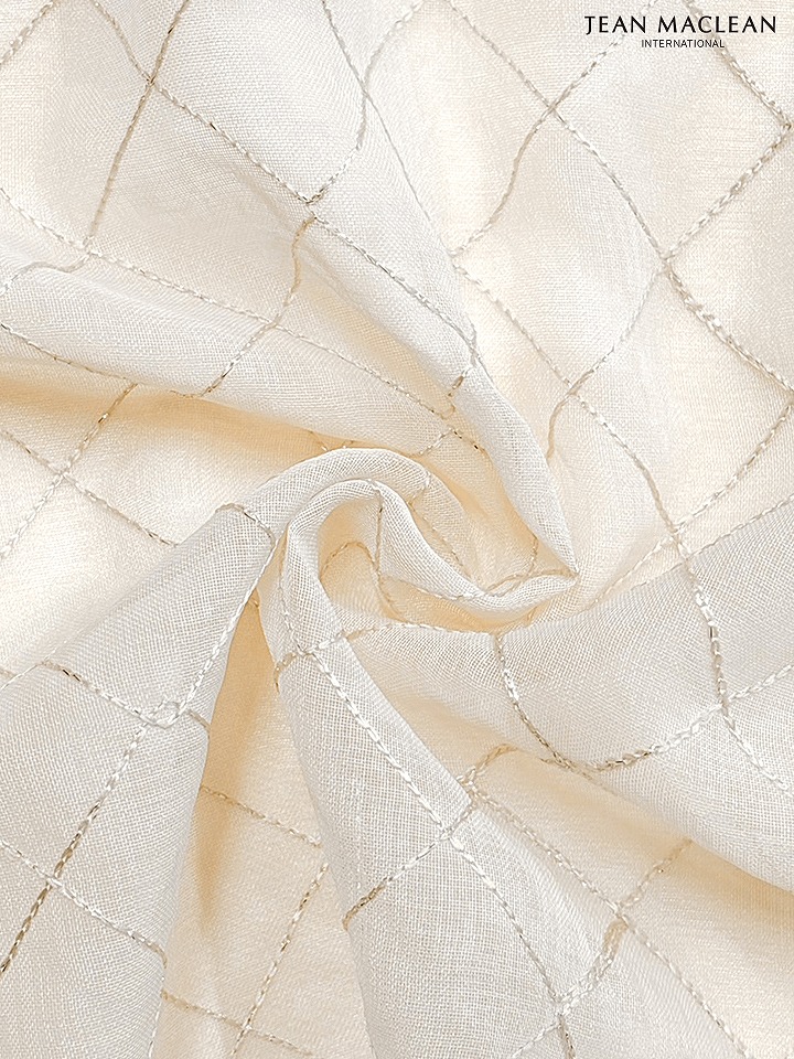 JEAN MACLEAN ジャンマクレーン キルティング/リボンブローチ/パールビジュー/カットアウト/ミモレ丈/フレア/ミディアムドレス ワンピース ja51874