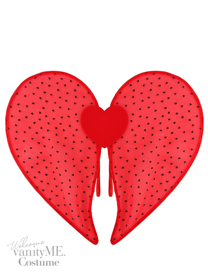 ハートウィング コスプレ小物 羽 [レッド] vcsit-26001