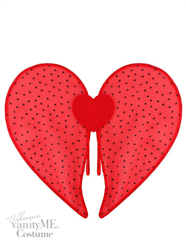 ハートウィング コスプレ小物 羽 [レッド] vcsit-26001