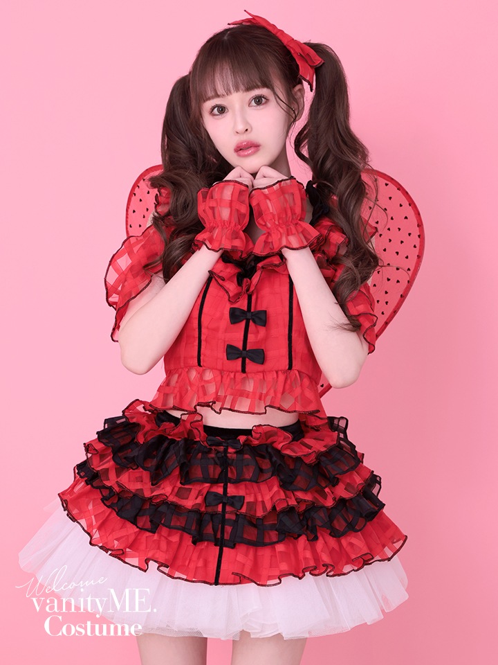 ハートウィング コスプレ小物 羽 [レッド] vcsit-26001