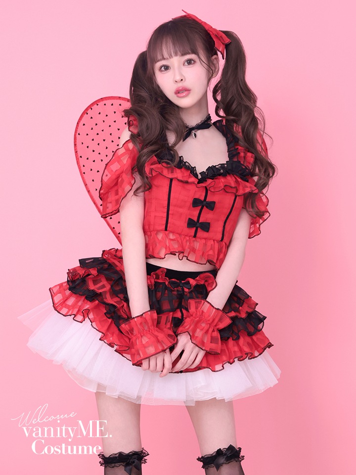 ハートウィング コスプレ小物 羽 [レッド] vcsit-26001