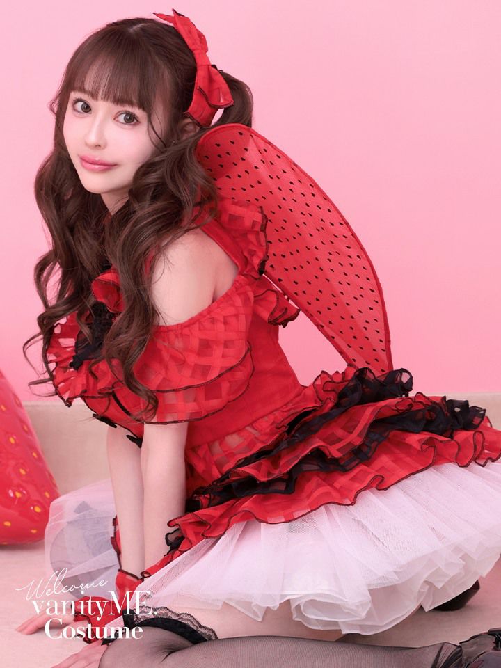 ハートウィング コスプレ小物 羽 [レッド×ブラック/レッド×レッド] vcsit-26001