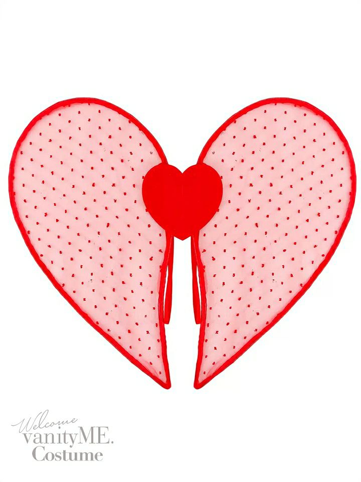 ハートウィング コスプレ小物 羽 [レッド×ブラック/レッド×レッド] vcsit-26001